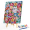 Flower Girl Oil Paint By Number Canvas Drawing DIY Picture Art Craft Home Decor