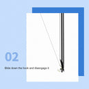 Stainless Steel Fish Hook Remover Fishing Hook Extractor Decoupler (Blue) Newly