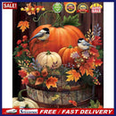 Full Drill Diamond Painting 5D DIY Pumpkin Rhinestone Picture Wall Decor Po