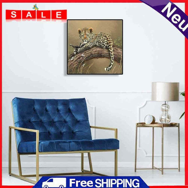 Tiger 5D DIY Full Round Drill Diamond Painting Rhinestones Embroidery Decor Kits
