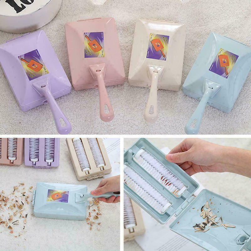 Mini Carpet Rug Footcloth Crumb Brush Collestor Table S3G6 Sweeper-Cleaner K3I5