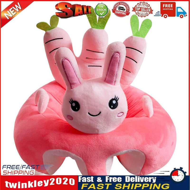 Creative Cartoon Baby Sofa Cover Learn to Sit Seat Feeding Chair Case (E) Newly