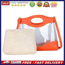 Transparent Shoulder Bags Women Straw PVC Clear Casual Totes PU Leather Handbag
