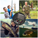 Fishing Tackle Box with Removable Baffle Fishing Hook Storage Case (Black) Newly