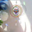 DIY Diamond Painting Double-sided Hanging Rotatable Wind Chime (GSP208) Newly
