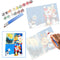 Handpainted DIY Christmas Greeting Card Oil Paint by Numbers Pictures Gifts