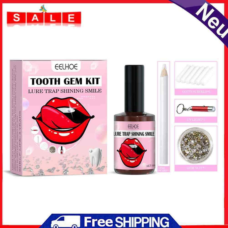DIY Tooth Gem Jewelry Kit Diamond Teeth Decoration Teeth Ornament Application