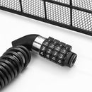 Motorcycle Locks Helmet Code Lock 4 Digit Password Anti-theft Cable Lockstitch