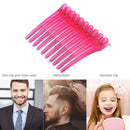 10pcs Hair Care Clips Stainless Steel Hairdressing Sectioning Clamp (Pink) Newly