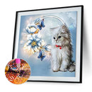 5D DIY Full Drill Diamond Painting Cat Cross Stitch Mosaic Kit (30x30cm) Newly