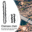Mini 4 inch Chainsaw Chain Kit Portable Replacement Saw Mill Chain (3pcs) Newly