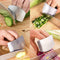 Kitchen Finger Hand Protector Guard Steel Chop Slice Cook BEST H8Q7