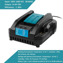 Adapter Cable Adaptor Battery Charger For Makita 14.4V-18V BL1830 BL1840 BL1850