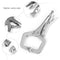 Multi-functional Carbon Steel Flat Locking Grip Vise Pliers C Clamp (9in) Newly