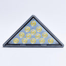 2 Pack Solar Step Light Anti-theft Solar Step Lamp for Garden Deck (White L