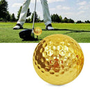 1pcs Golf Ball Electroplated Golf Double-layer Ball Golden Best G9J3 W6Z6
