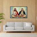 Full Embroidery DIY Canvas Stamped 11CT Cross Stitch Priest Virgin Art Decor Kit