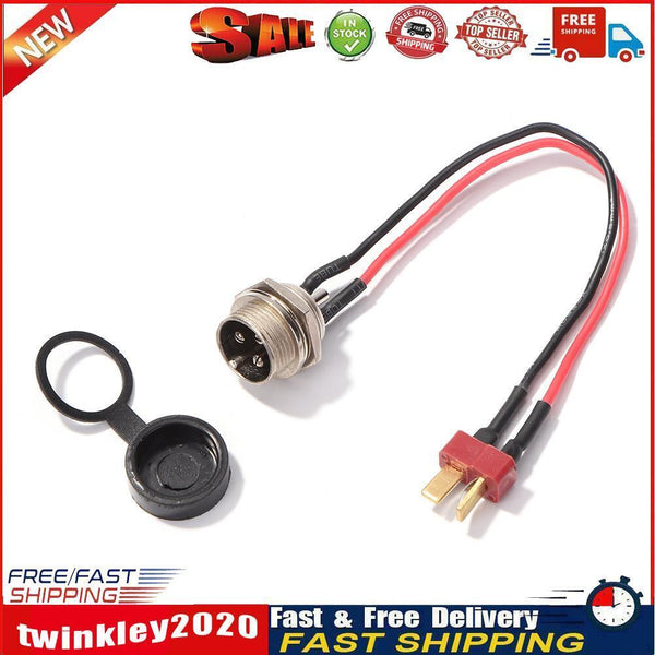 Electric Scooter Parts Power Charger T-head Charging Port for KUGOO M4 PRO Newly