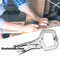 Carbon Steel Woodworking Welding C-Shaped Clamps Flat Locking Grip Pliers Newly
