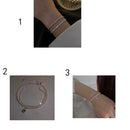 Women Wedding  Gift Party Fashion Simple Star Moon Bracelet Elegant Charm