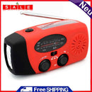 Portable Handheld FM AM WB NOAA Radio Handheld Crank Solar 2000mAh Radio LED Flashlight