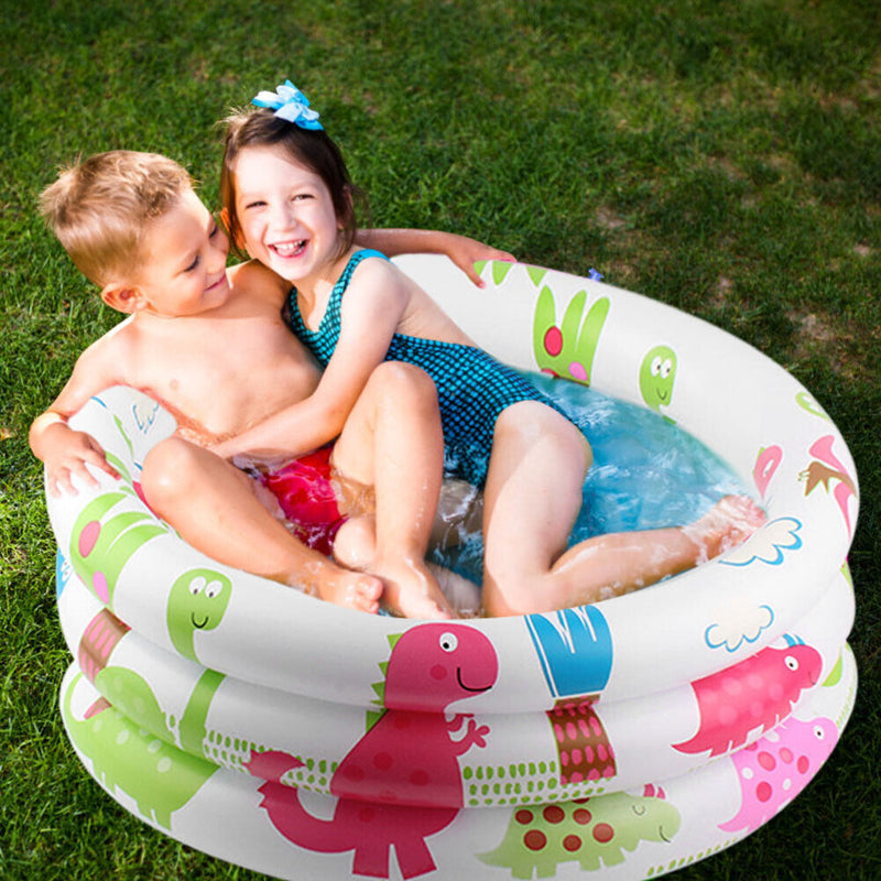 Baby Swimming Pool Ring PVC Inflatable Children Ocean Ball Pool (61cm) Newly