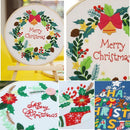 Accessories Flower Embroidery Needle Punch Embroidery Hoop Cross Stitch Kit