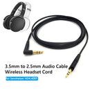 3.5mm to 2.5mm Audio Cable Headset Cord Wire for Sennheiser Wireless Headphones