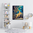 5D Diamond Painting Kit DIY Golden Deer Full Round Diamond