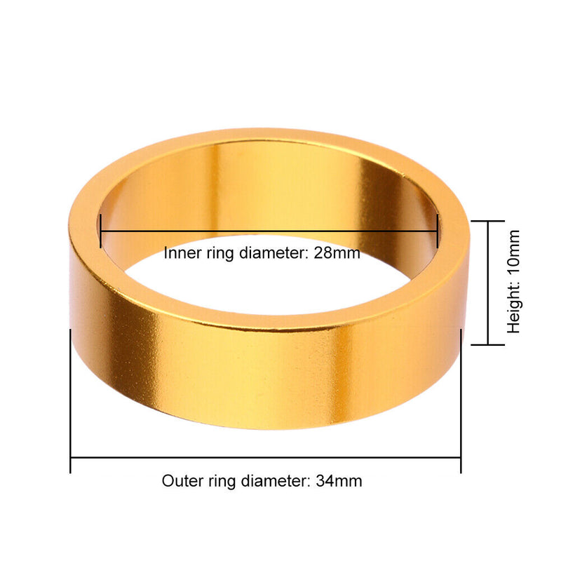 4pcs Aluminum Alloy Bicycle Handlebar Headset Washer MTB Bike Front Fork Spacer