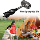 Woodworking Outdoor Camping Drill Bit Survival Settler Wood Drilling Bits Newly