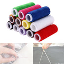 12pcs Spools Mixed Colors Polyester All Purpose Sewing Threads Cones Set Newly