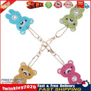 4pcs DIY Bear Full Drill Special Shaped Diamond Painting Keychains Pendant Newly