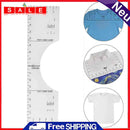 Ruler Alignment Aid Crew Neck Calibration DIY Sewing Clothing Tool T-Shirt