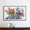 Partial Embroidery Flower Pattern Stamped Canvas 11CT DIY Cross Stitch Kits