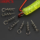 Universal Outdoor Useful Spring Lock Needle Fishing Bait Stainless Steel Pins