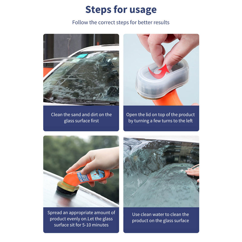 Glass and Window Cleaner - High Shine Protectant and Polish for Windshields