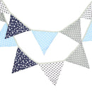 12 Flags 3.2m Dots Print Pennant Flag Bunting Wedding Festival Decor Banner