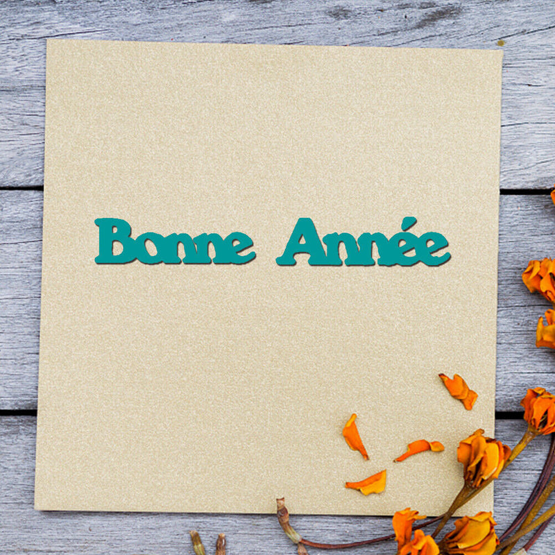 French Letter Cutting Dies for DIY Scrapbooking Embossing Die Cuts (H2053) Newly