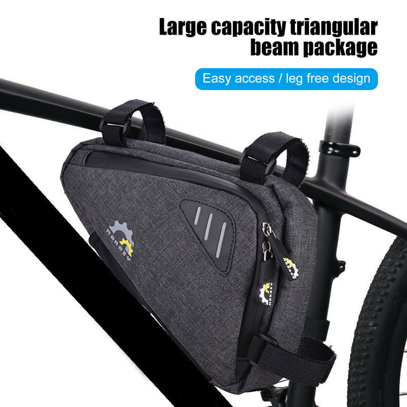 Bike Frame Bag - Bicycle Waterproof Triangle Bag Top Tube Storage Pouch