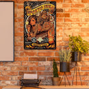 Tin Plates Wall Signs Painting Sexy Tattoo Girl Metal Plate Poster for Home