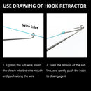 Stainless Steel Simple Fishing Hook Remover Fishing Hook Extractor Quick Hook Remover