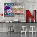 5D Diamond Painting DIY Flower Letter Full Round Drill Mosaic Art Picture Wall