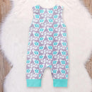 Summer Cute Sheep Baby Rompers Sleeveless Boy Breathable Jumpsuit (3-6M)