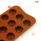 15Cavity Silicone Flower Rose Chocolate Cake Soap Mold Baking DIY Mould C0U9