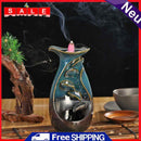 Sandalwood Aromatherapy Home Art Fragrance Holder Ceramic Reflux Incense Burner