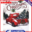 Hand Painted Oil Paint by Numbers DIY Christmas Car Drawing Wall Decoration Gift