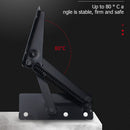 2pcs 80 Degree Folding Cabinet Door Lift Up Top Sofa Bed Spring Hinge Hardw