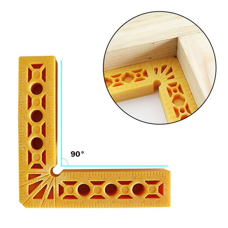 90 Degrees Carpenter Woodworking Square Corner Clamp Right Angle Ruler (A) Newly