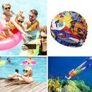 Long Hair Swim Cap Pleated Stretch Elastic Nylon Swimming Cap for Women (C)